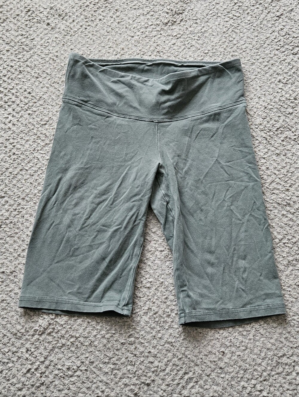TNA Bike Shorts Sage Green XXS Aritzia